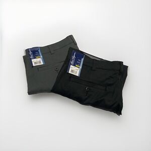 (Lot of 2) Ben Hogan Mens 32x32 Performance Moisture Wick Stretch Golf Pants NWT